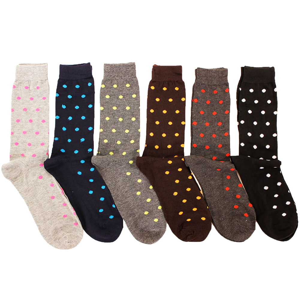 6 Pairs Mens Fashion Dress Socks Print Pattern Designer Multi Colorful Lot Pack Ebay