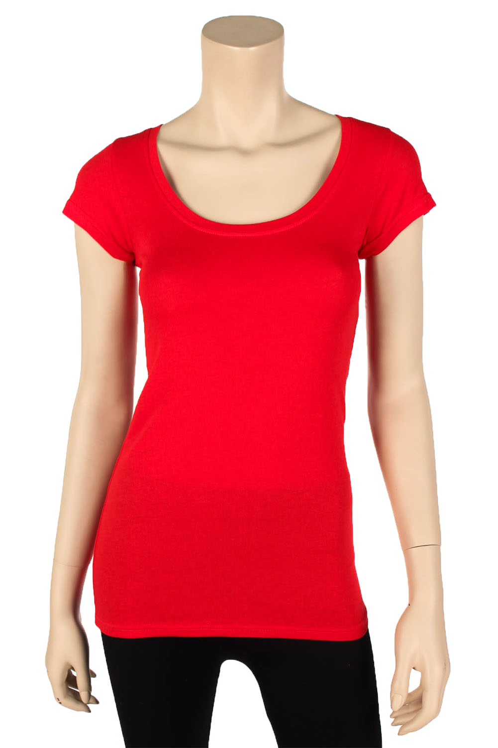 women's scoop neck t shirt uk