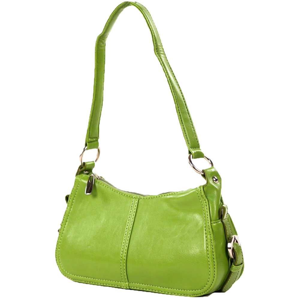 New Faux Leather Small Handbag Purse Metal Baguette Evening Hobo Shoulder Bag | eBay