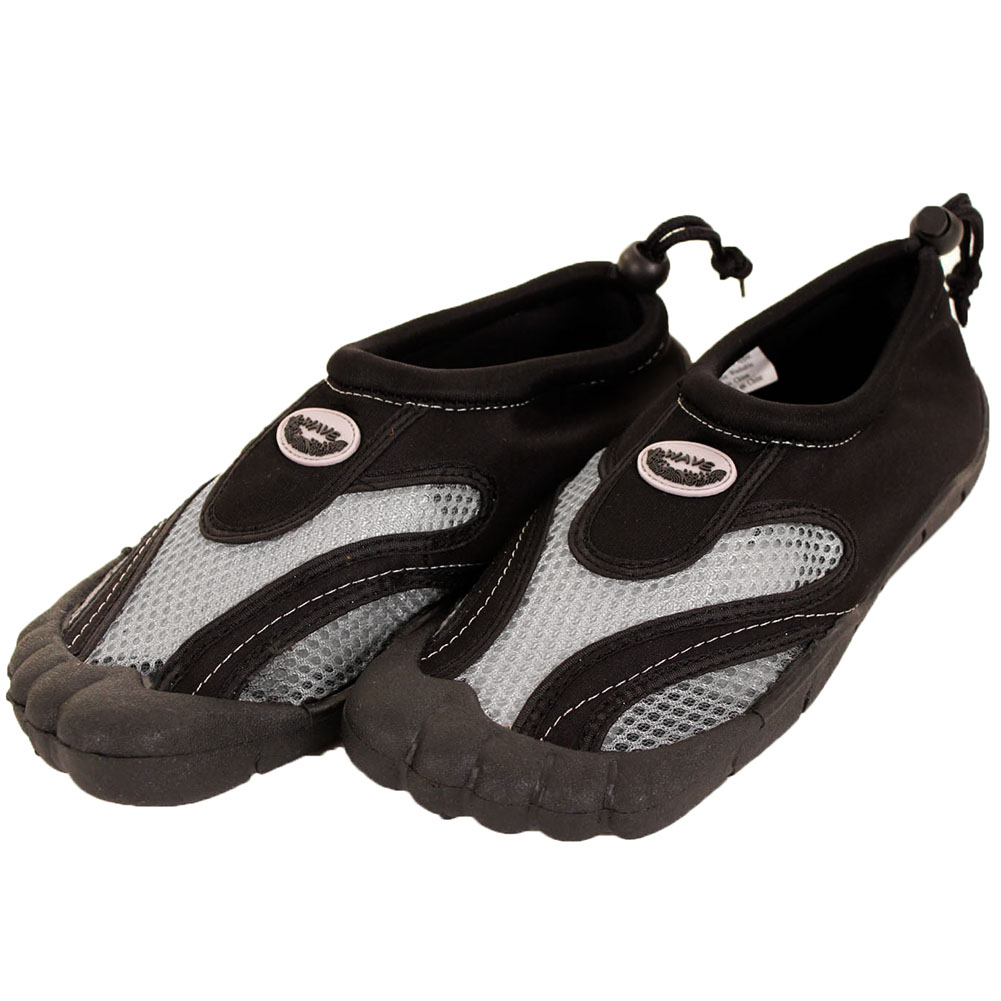 Mens Toe Slide Waterproof Shoes Aqua Socks Slip On Mesh Pool Beach Swim ...