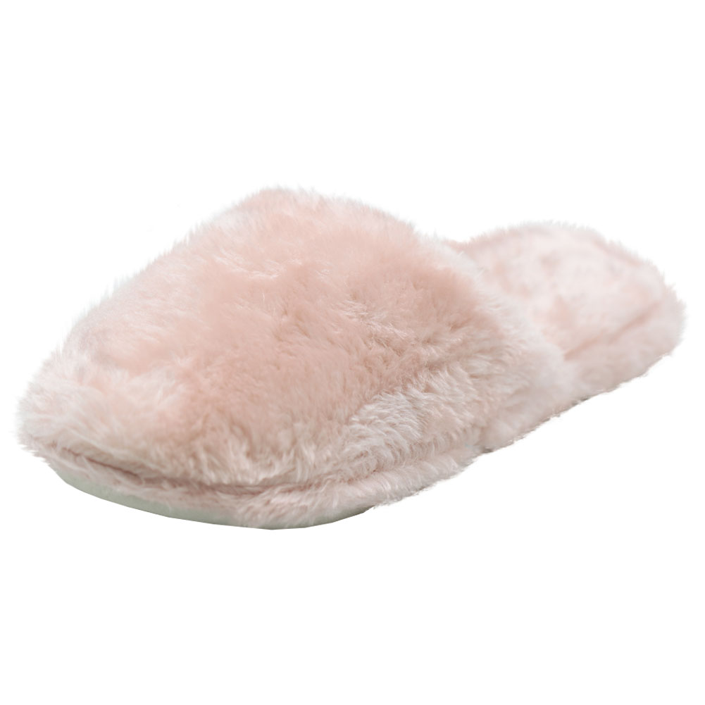 WOMENS Furry Bedroom Slippers Fuzzy House Shoes for Her | eBay