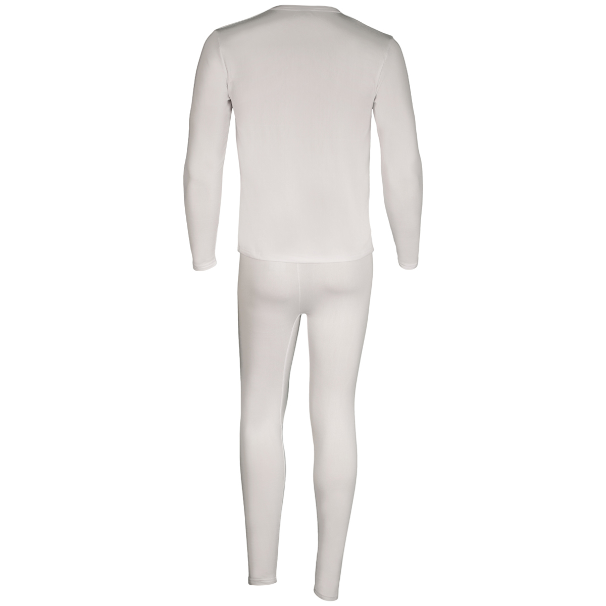 Mens 2pc Thermal Underwear Set Long Sleeve Heave Fleece Top Bottom Black L 