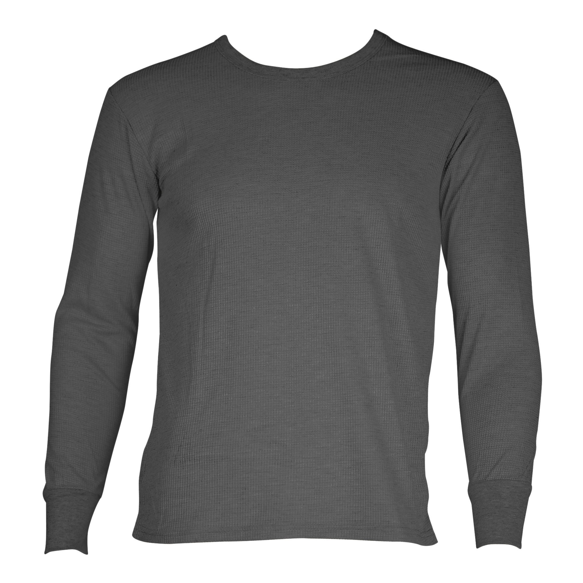 Mens 100% Cotton Thermal Top Warm Waffle Knit Long Sleeve Winter Henley ...