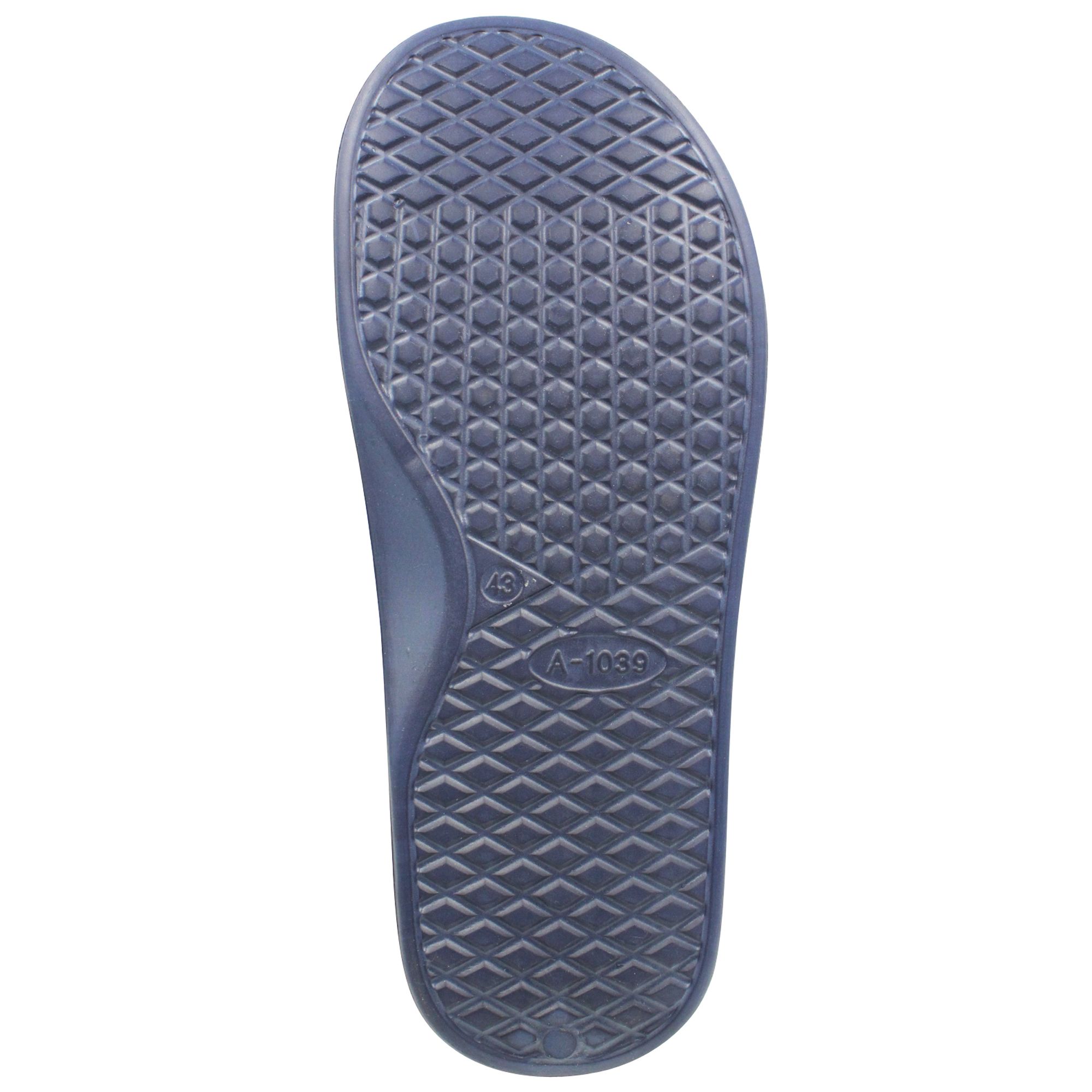 Men's Cushioned Slide Shower Slip On Shoes Casual Poolside Sandals | eBay