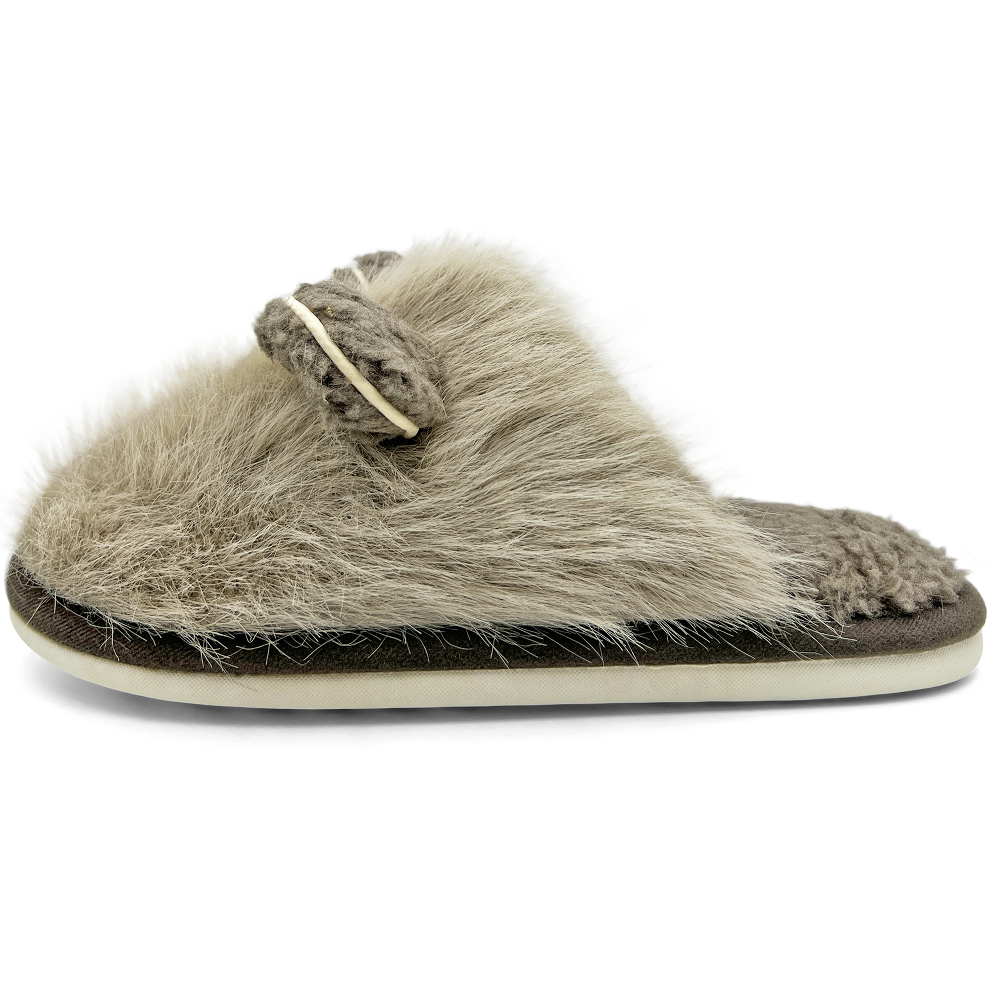 LAVRA Women's Slippers Fuzzy Fur House Shoes Soft Bedroom Slip On | eBay