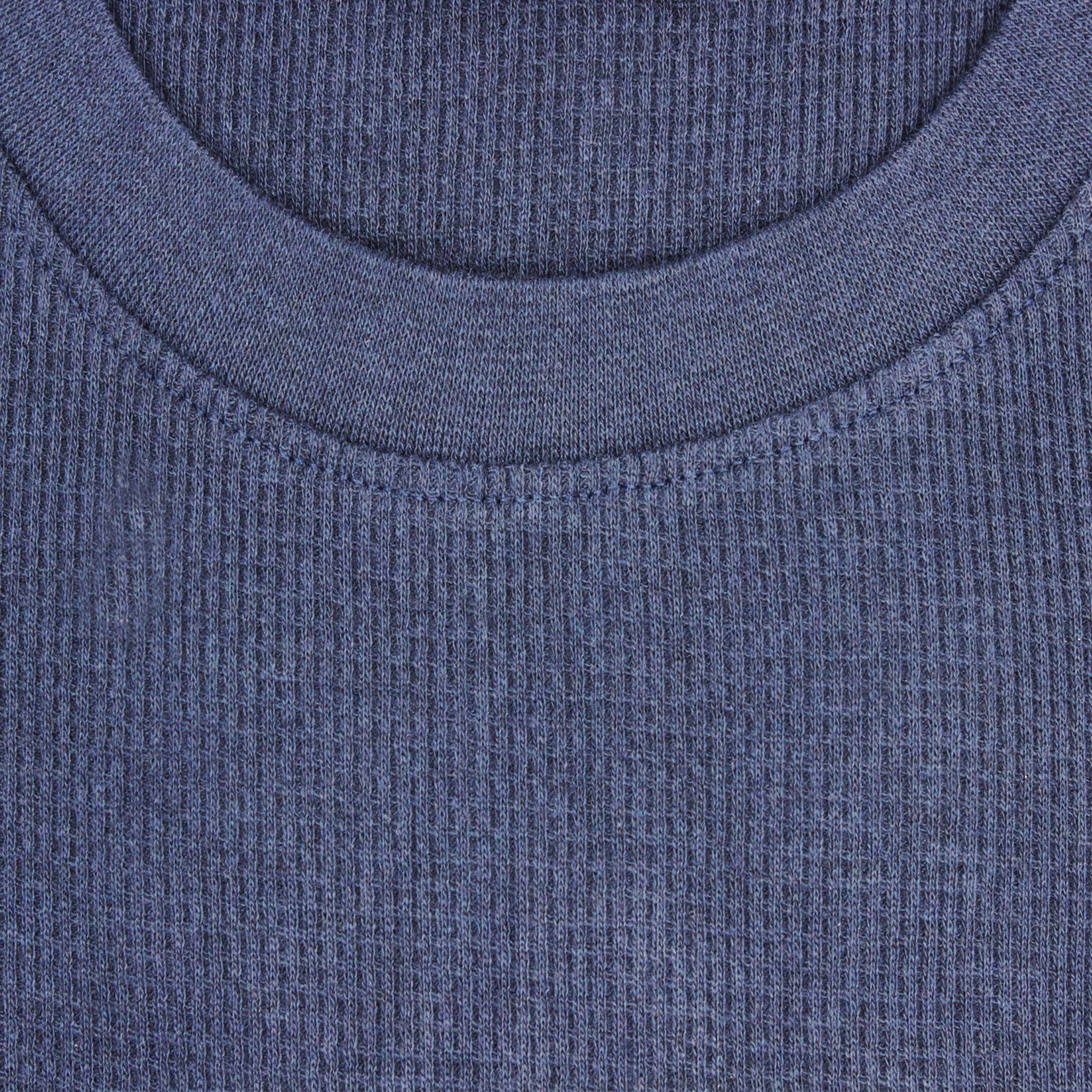 Knocker Mens 100% Cotton Thermal Top Waffle Knit Henley Undershirt Basic  Layer