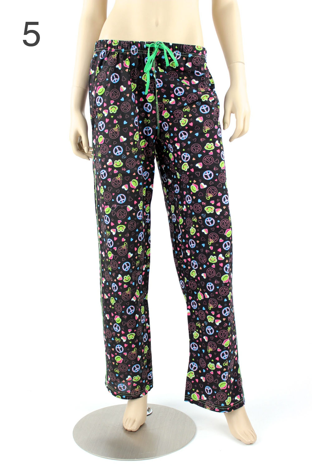 Womens Pajama Pants 100% Cotton Bottoms Sleep Sleepwear Color Design ...