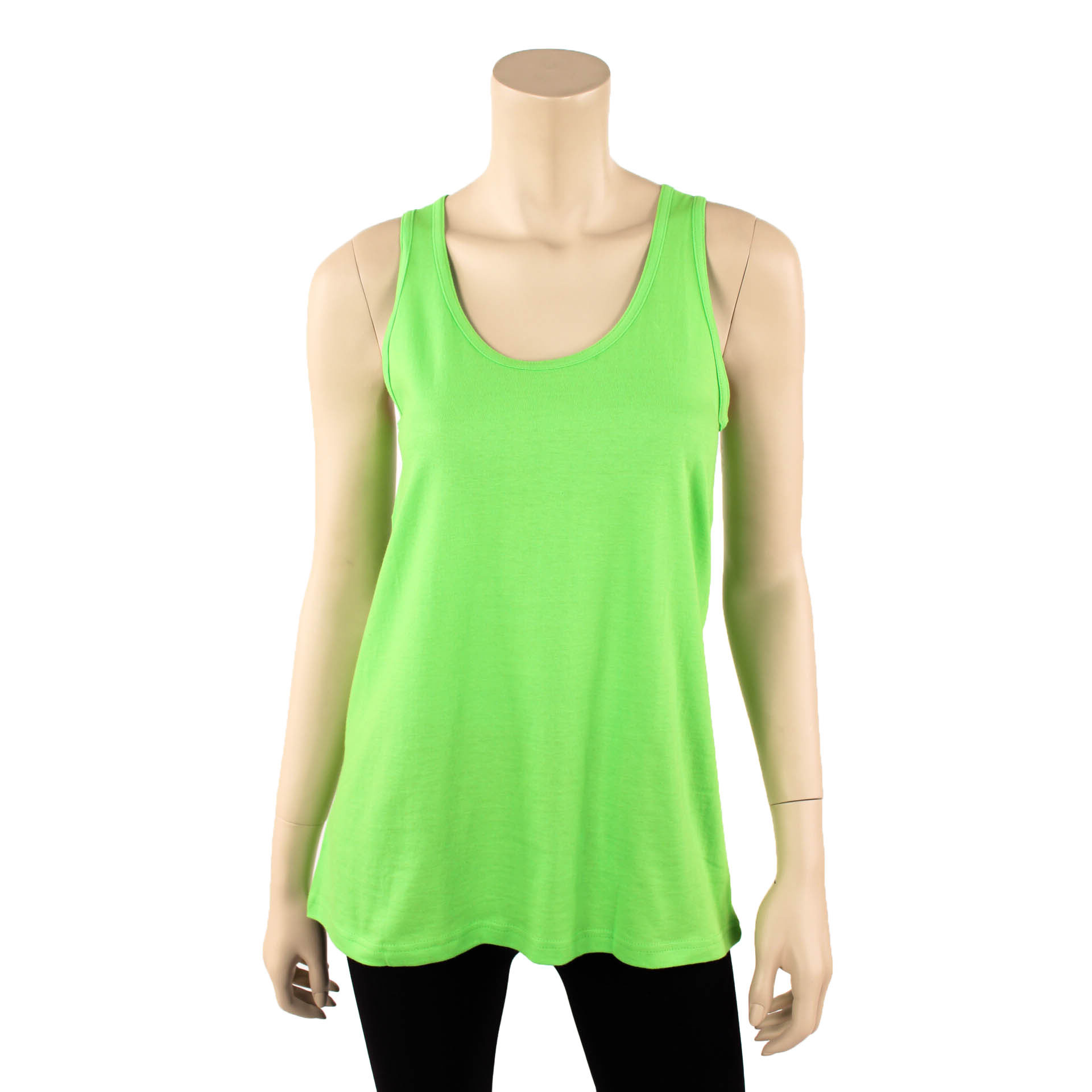 Womens Loose Fit Tank Top 100% Cotton Relaxed Flowy Basic Sleeveless ...