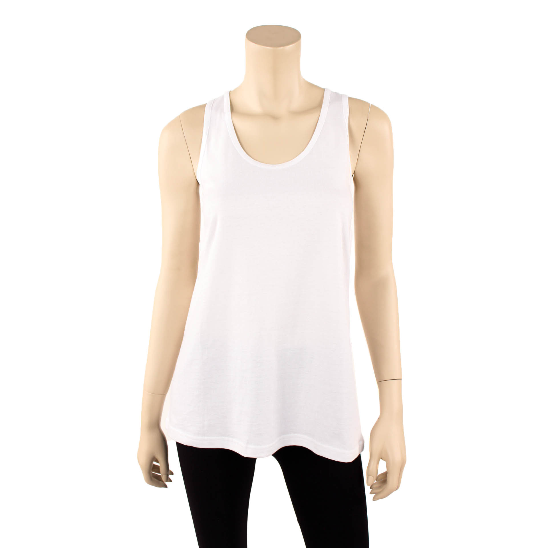 Womens Loose Fit Tank Top 100% Cotton Relaxed Flowy Basic Sleeveless ...