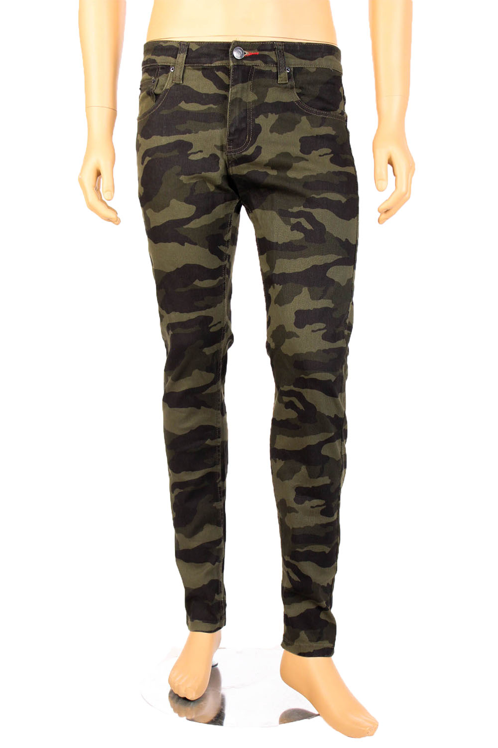 MEN'S CAMO TWILL STRETCH SKINNY JEANS 3 COLORS VICTORIOUS